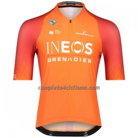 Maglia 2022 INEOS Grenadiers Manica Corta Arancia